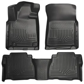 2010-2011 Toyota Tundra Front & 2nd Seat Floor Liners - Black