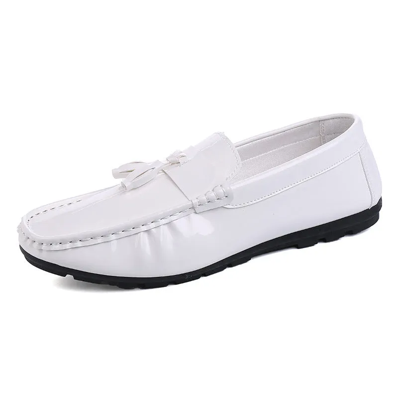 2020 new men's driving peas shoes white lazy casual shoes breathable men's shoes single shoes wholesale generation