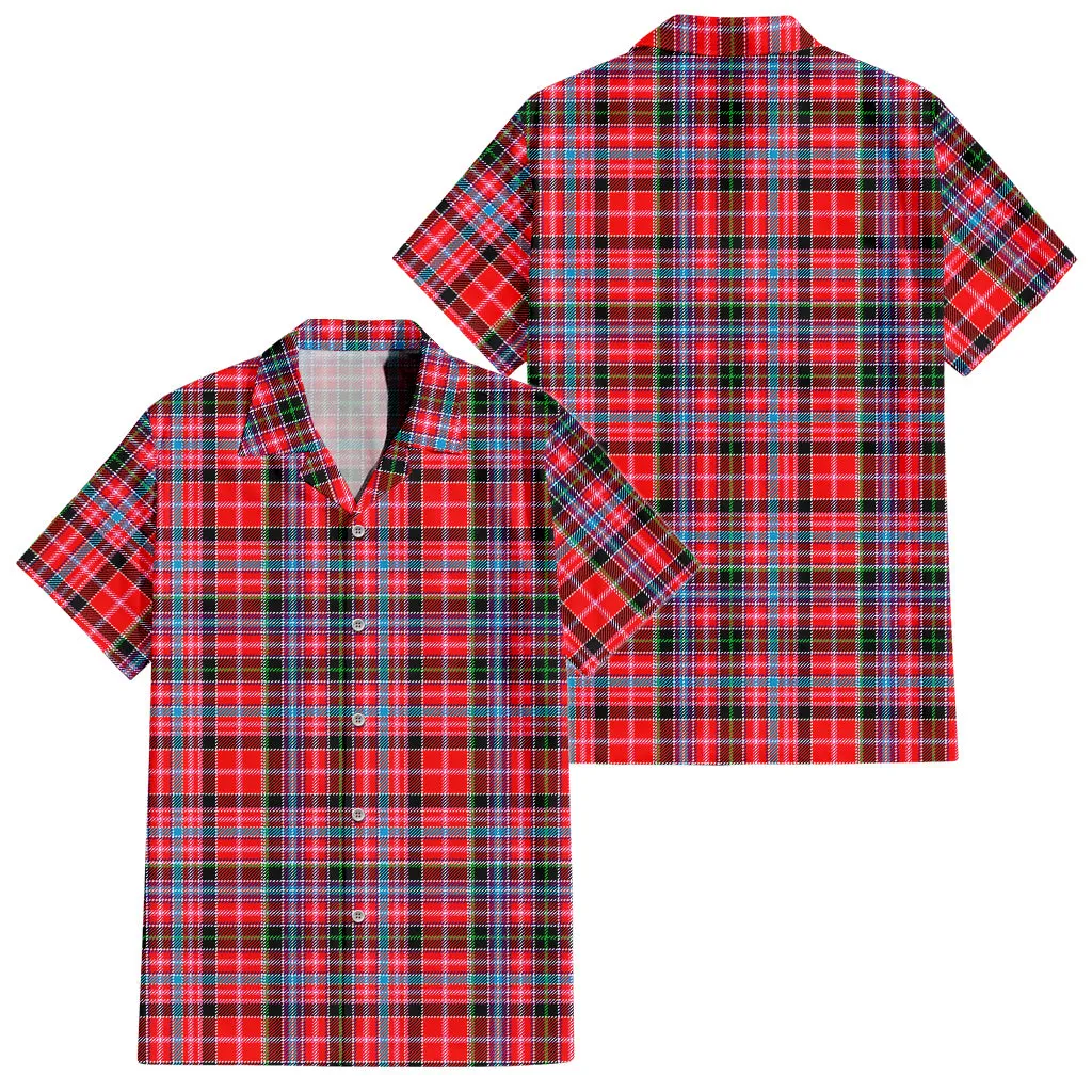 Aberdeen District Tartan Short Sleeve Button Down Shirt