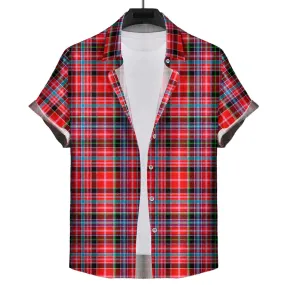 Aberdeen District Tartan Short Sleeve Button Down Shirt