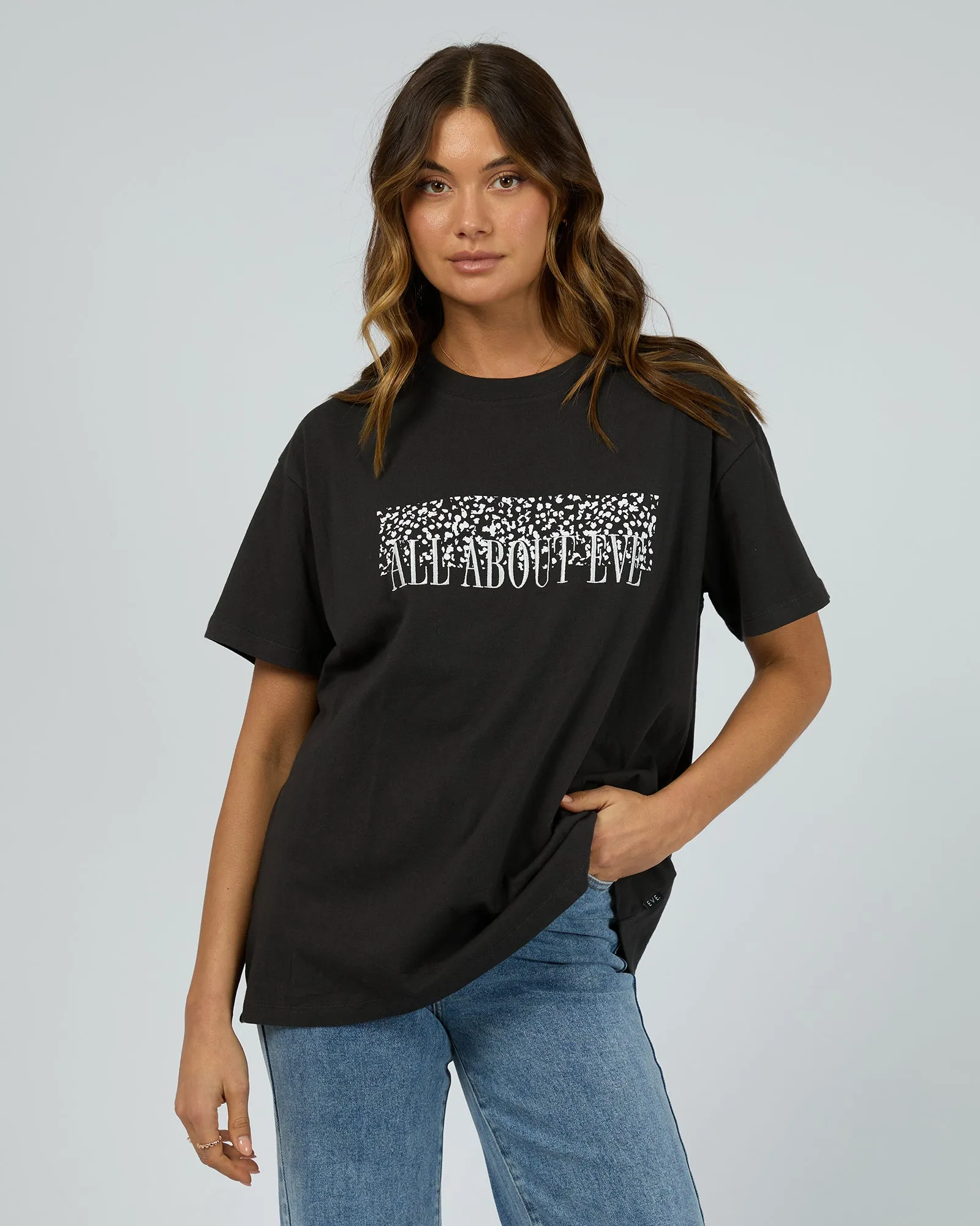 All About Eve Rhi Standard Tee Black