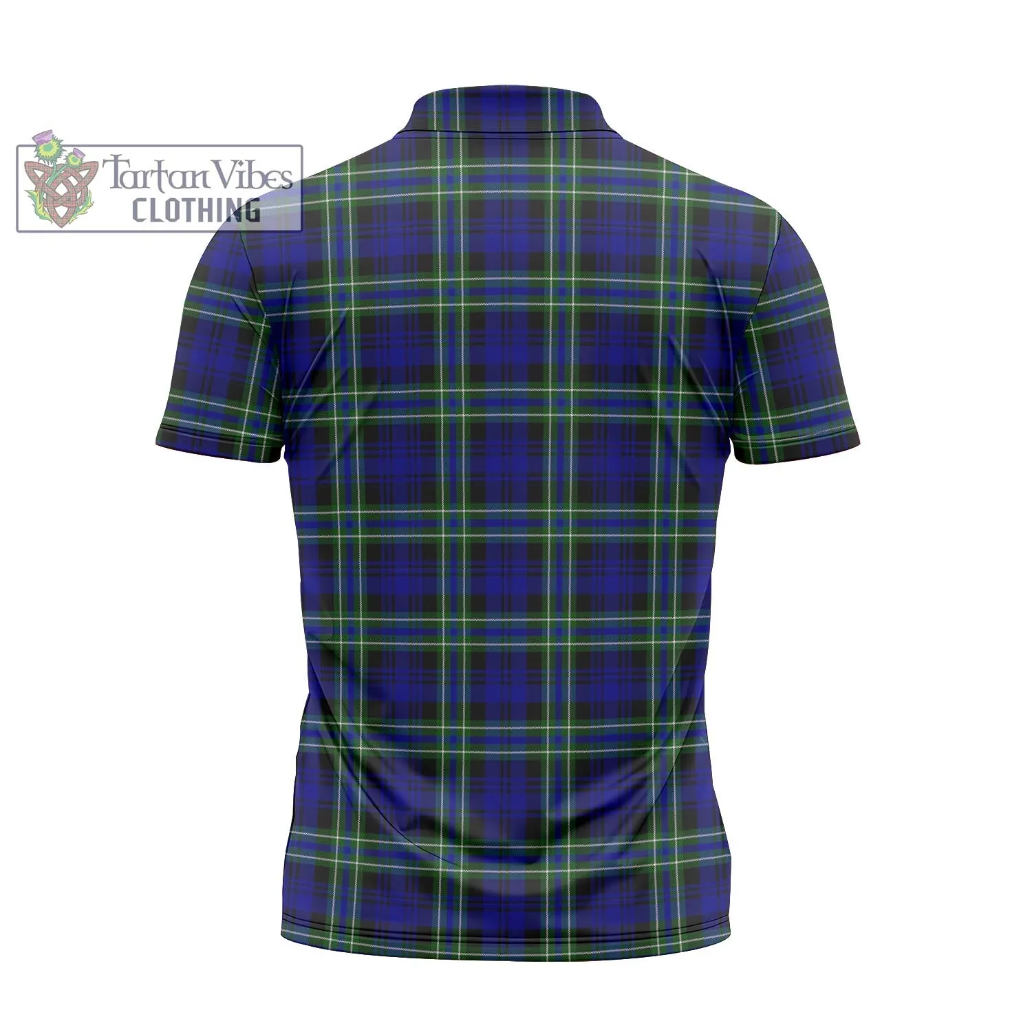 Arbuthnot Modern Tartan Zipper Polo Shirt