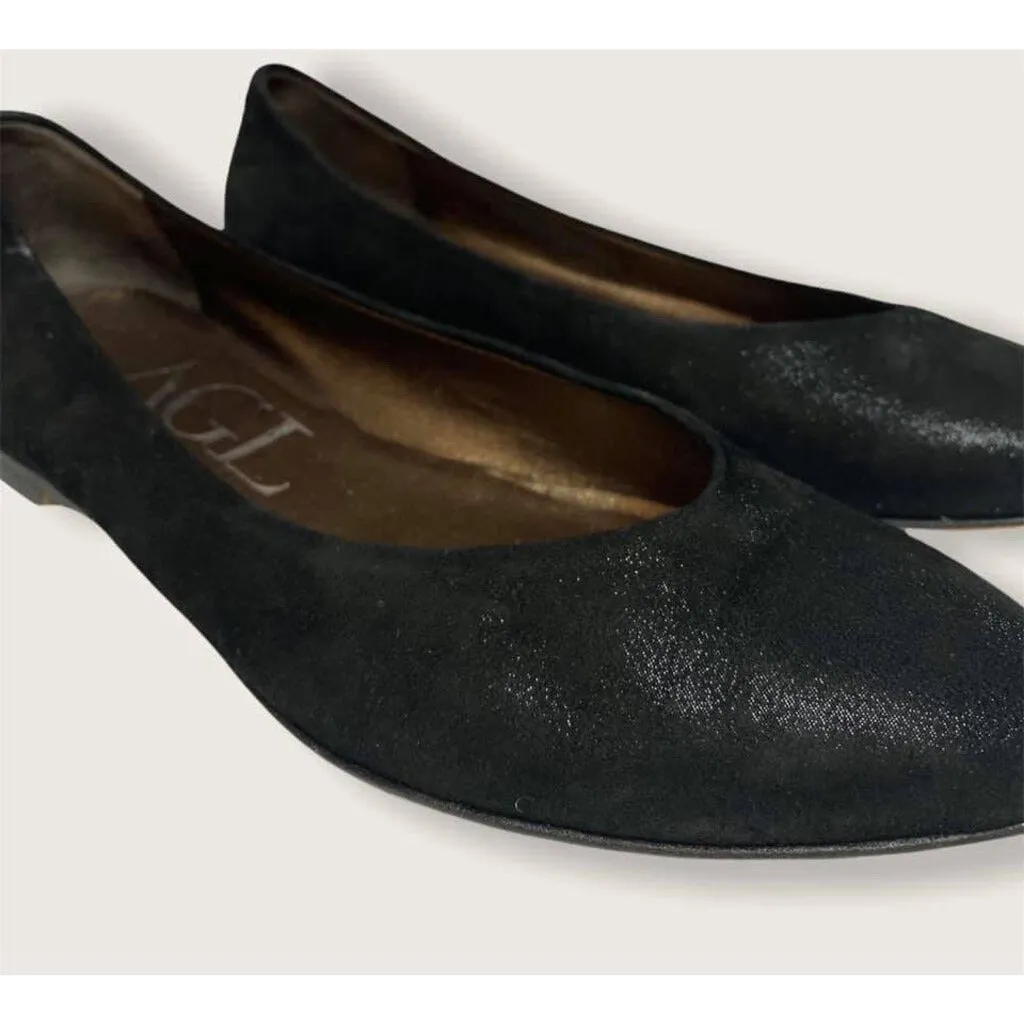 Attilio Giusti Leombruni Suede Flats - Size 38.5