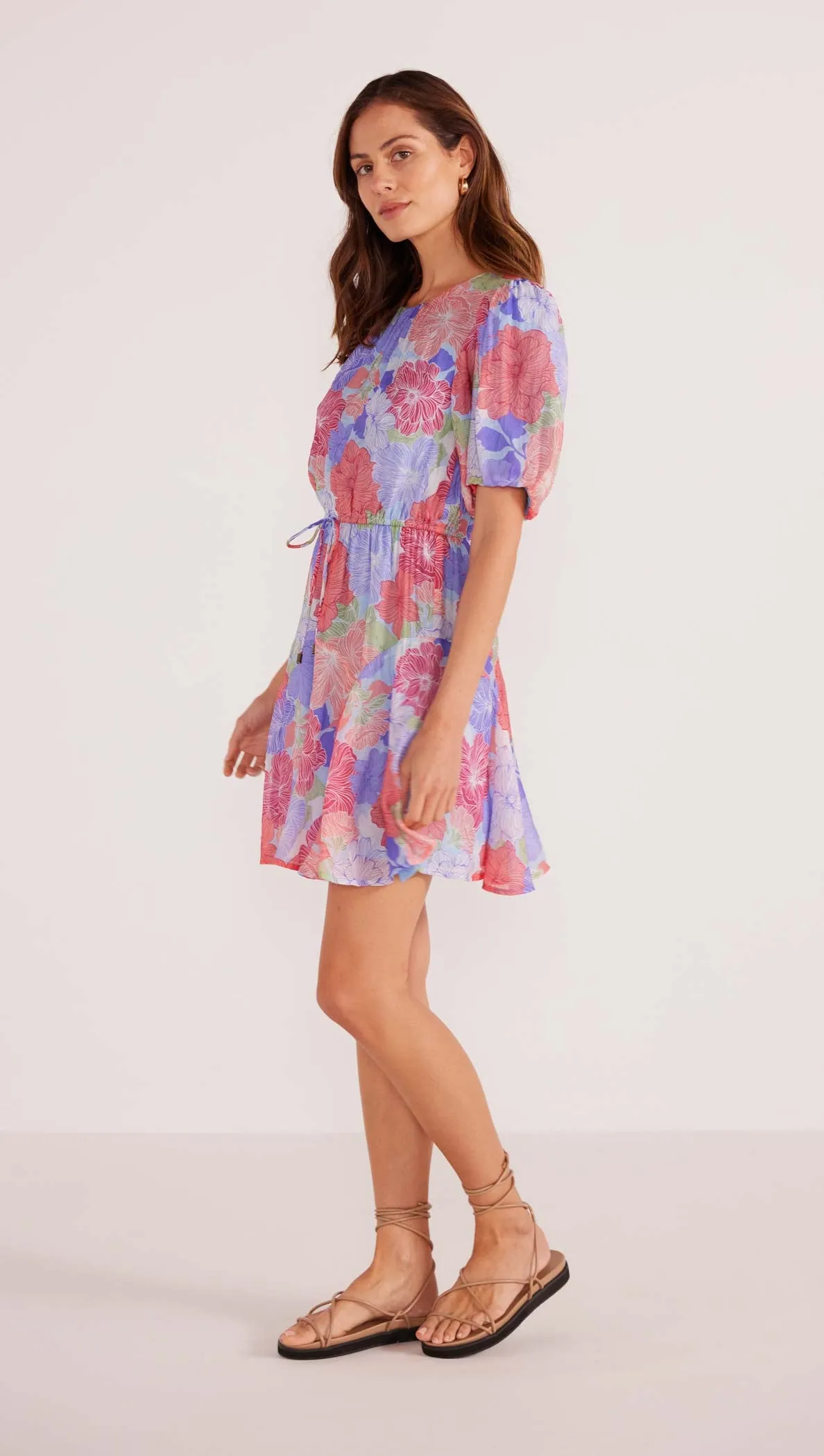 Belle Puff Sleeve Mini Dress