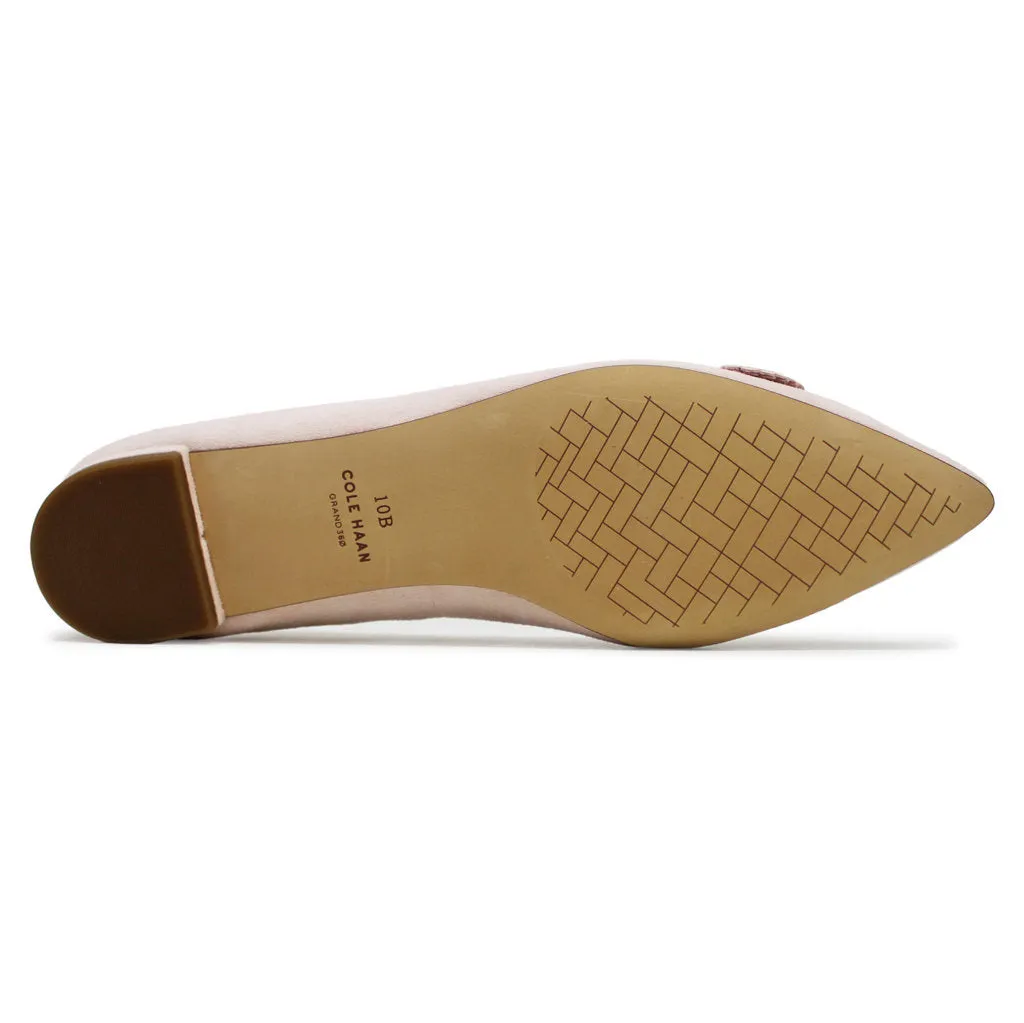 Bellport Bow Skimmer Suede Women's Flats Shoes