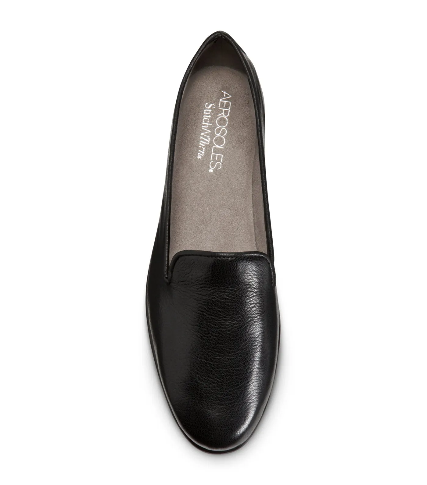 Betunia Leather Loafers Wide Black