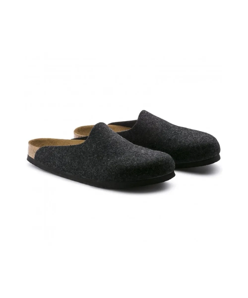 BIRKENSTOCK AMSTERDAM LOAFERS IN BLACK