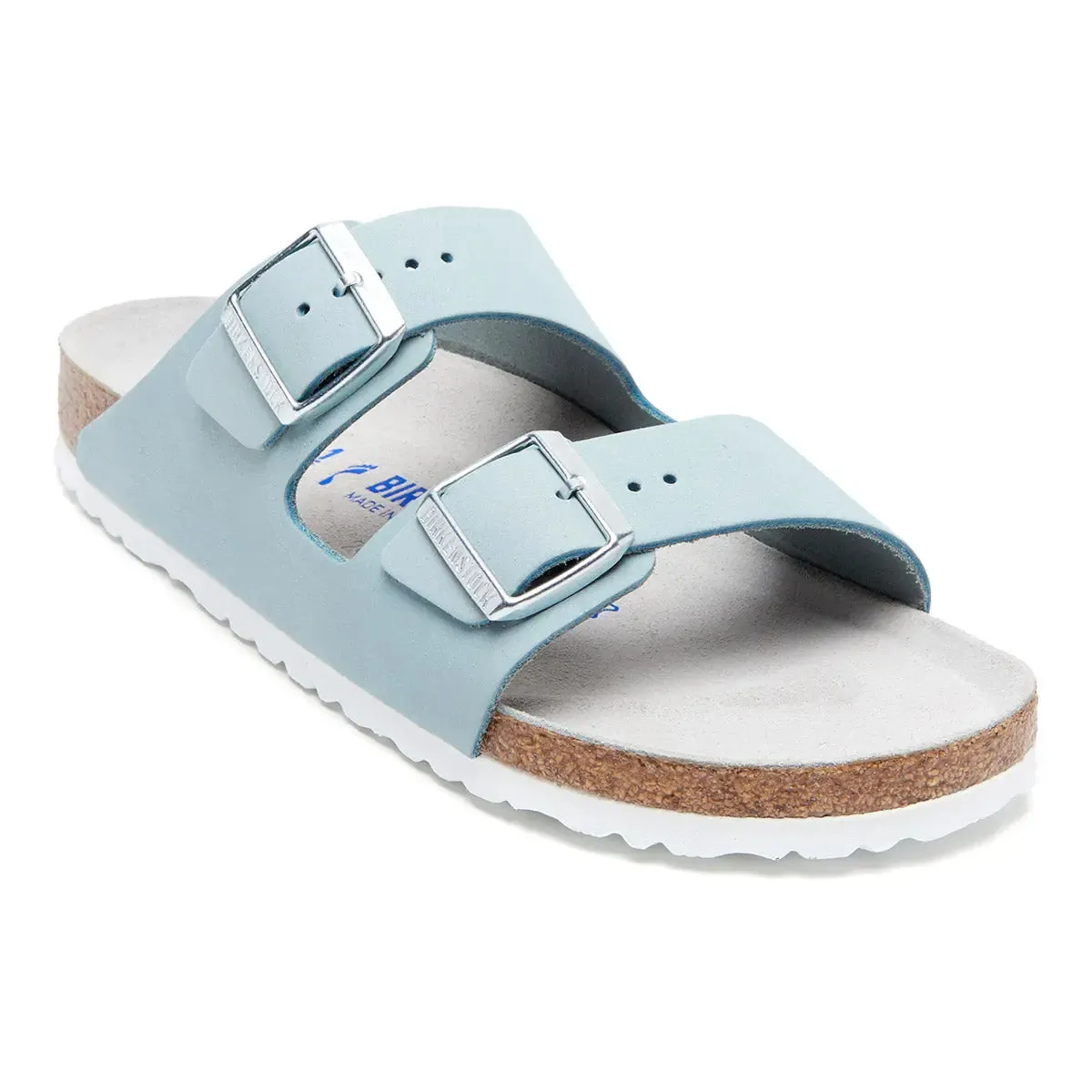 Birkenstock Arizona Soft Footbed Nubuck Leather Sandals