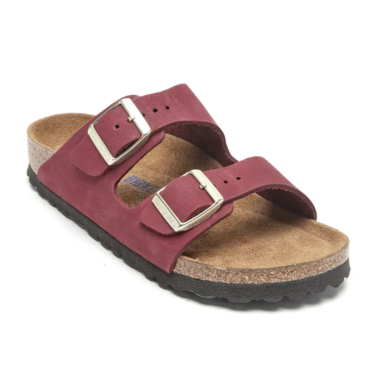 Birkenstock Arizona Soft Footbed Nubuck Leather Sandals