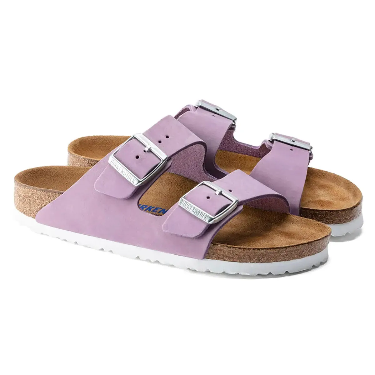 Birkenstock Arizona Soft Footbed Nubuck Leather Sandals