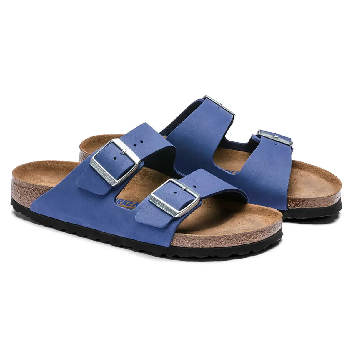 Birkenstock Arizona Soft Footbed Nubuck Leather Sandals