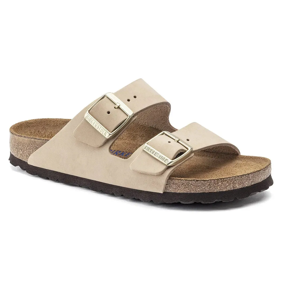 Birkenstock Arizona Soft Footbed Nubuck Leather Sandals