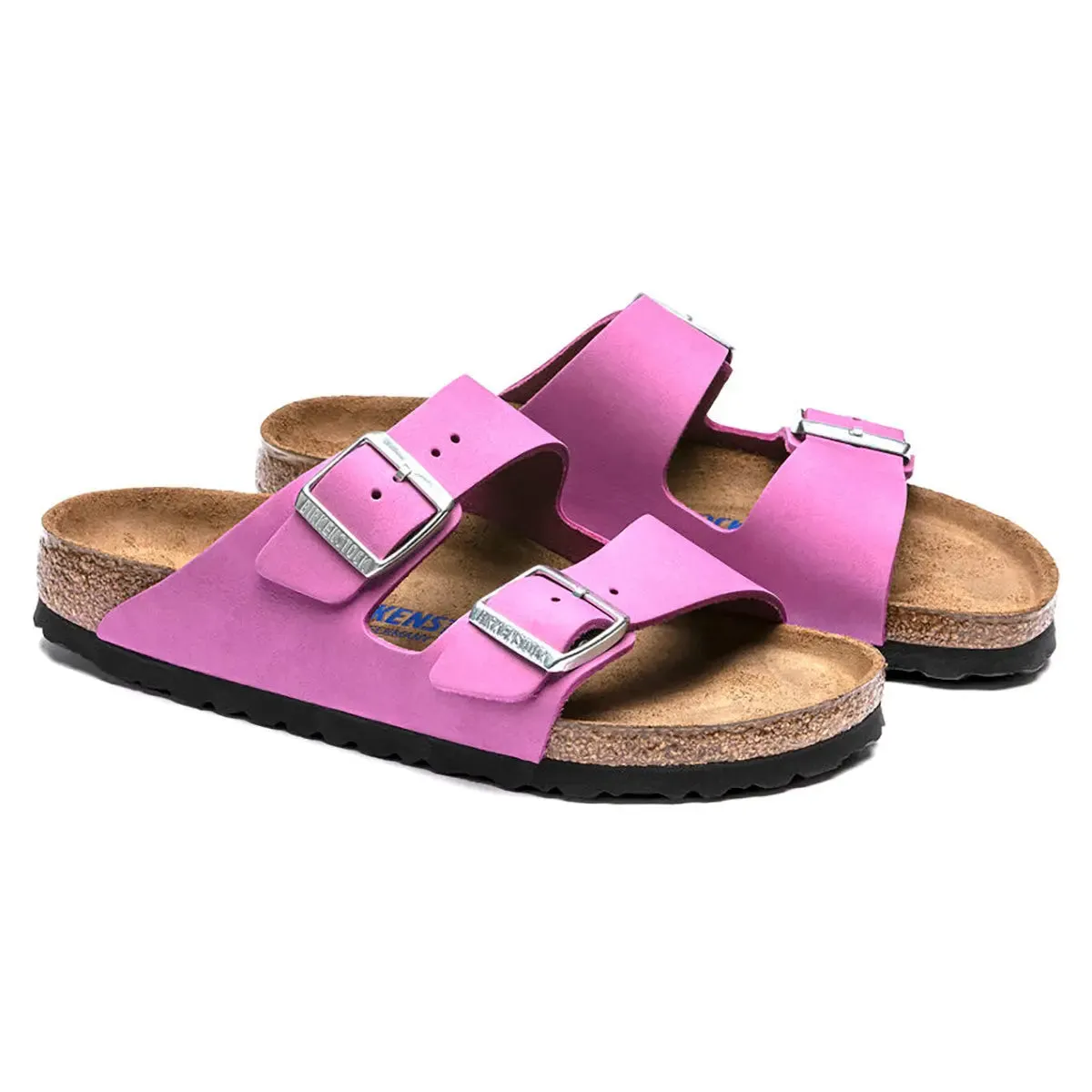 Birkenstock Arizona Soft Footbed Nubuck Leather Sandals