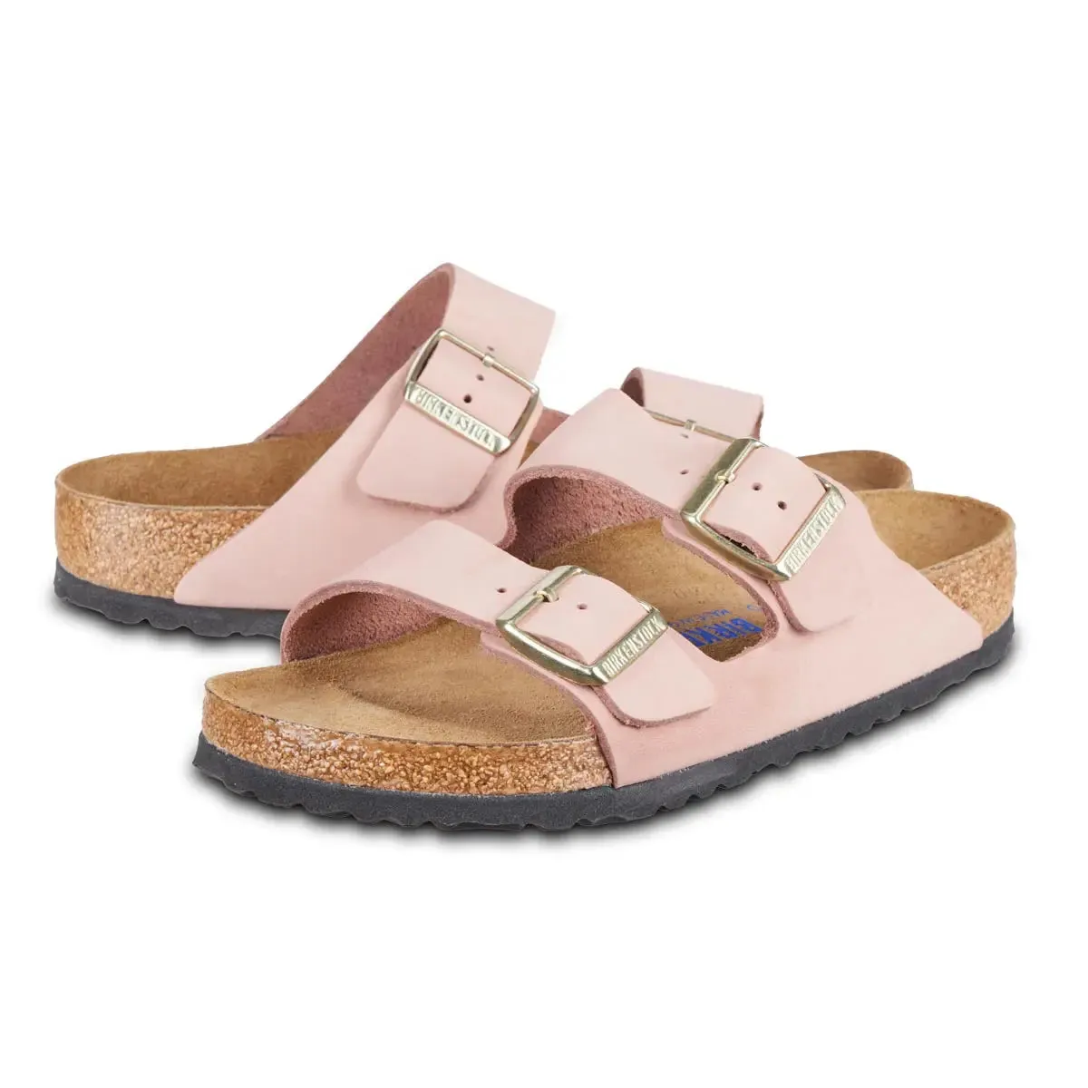 Birkenstock Arizona Soft Footbed Nubuck Leather Sandals