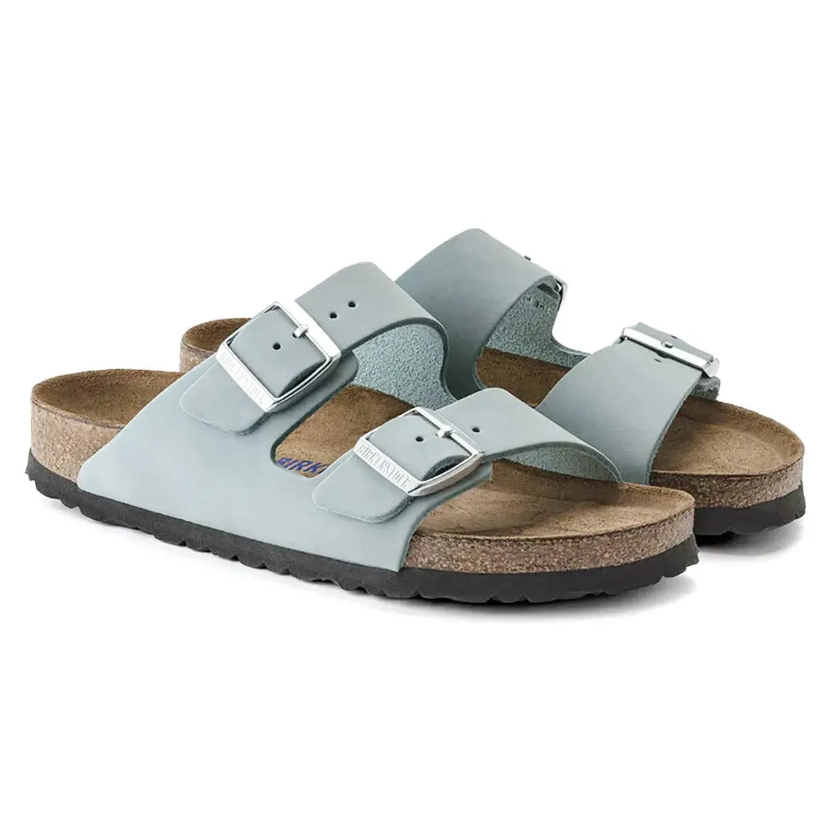 Birkenstock Arizona Soft Footbed Nubuck Leather Sandals