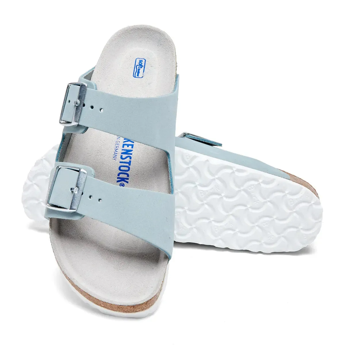 Birkenstock Arizona Soft Footbed Nubuck Leather Sandals