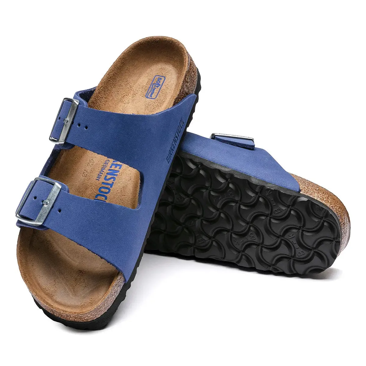 Birkenstock Arizona Soft Footbed Nubuck Leather Sandals