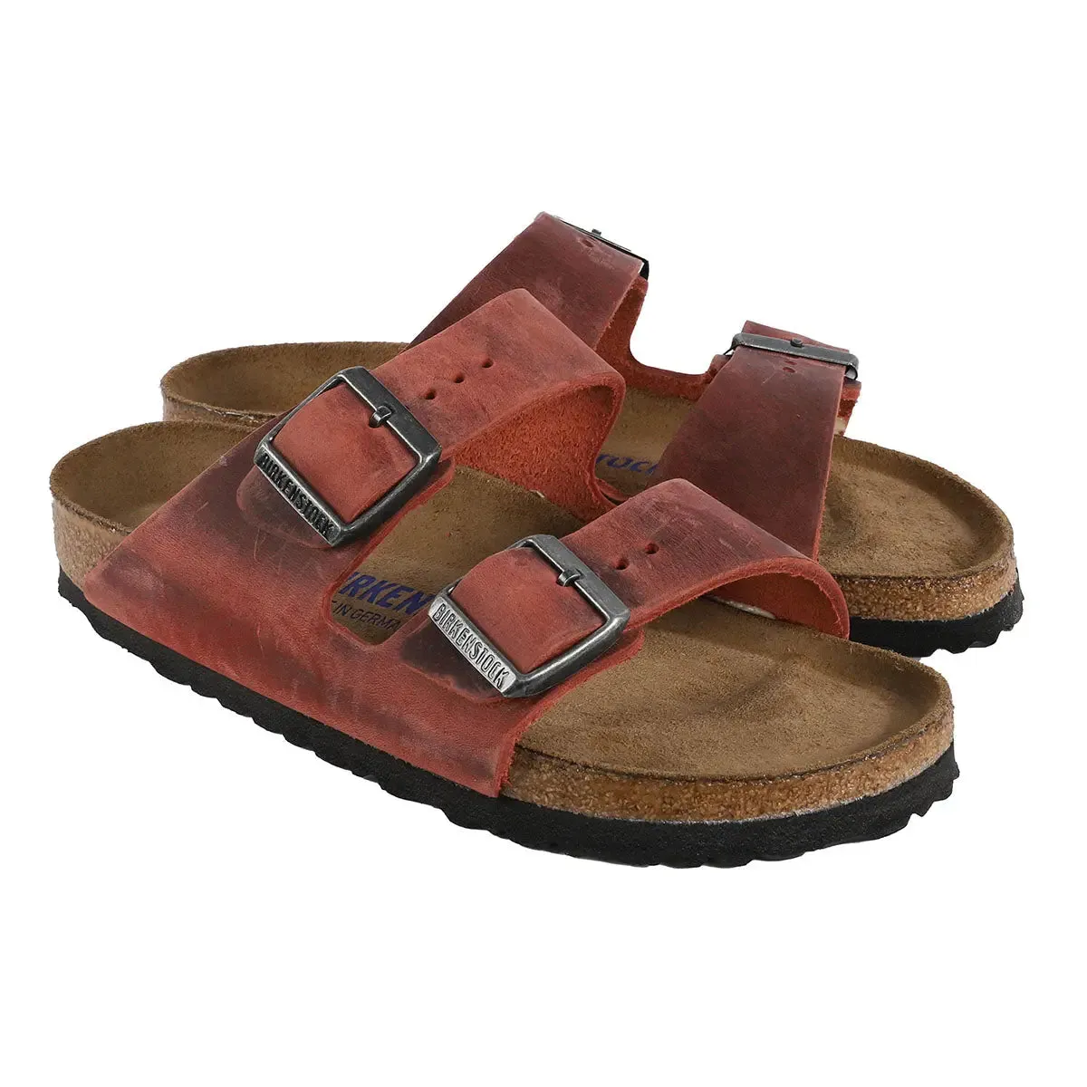 Birkenstock Arizona Soft Footbed Oiled Leather Sandals