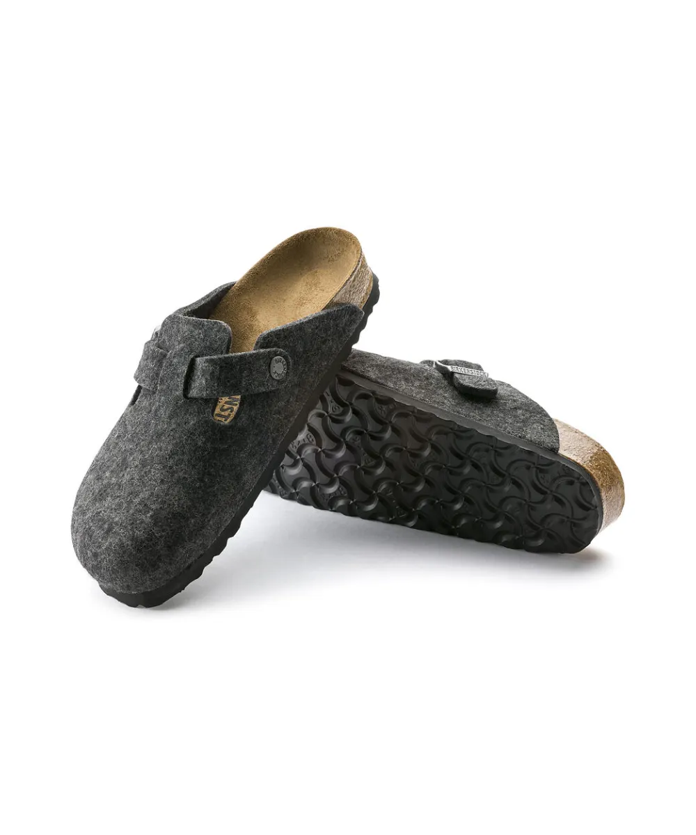 BIRKENSTOCK BOSTON REGULAR FIT IN ANTHRACITE