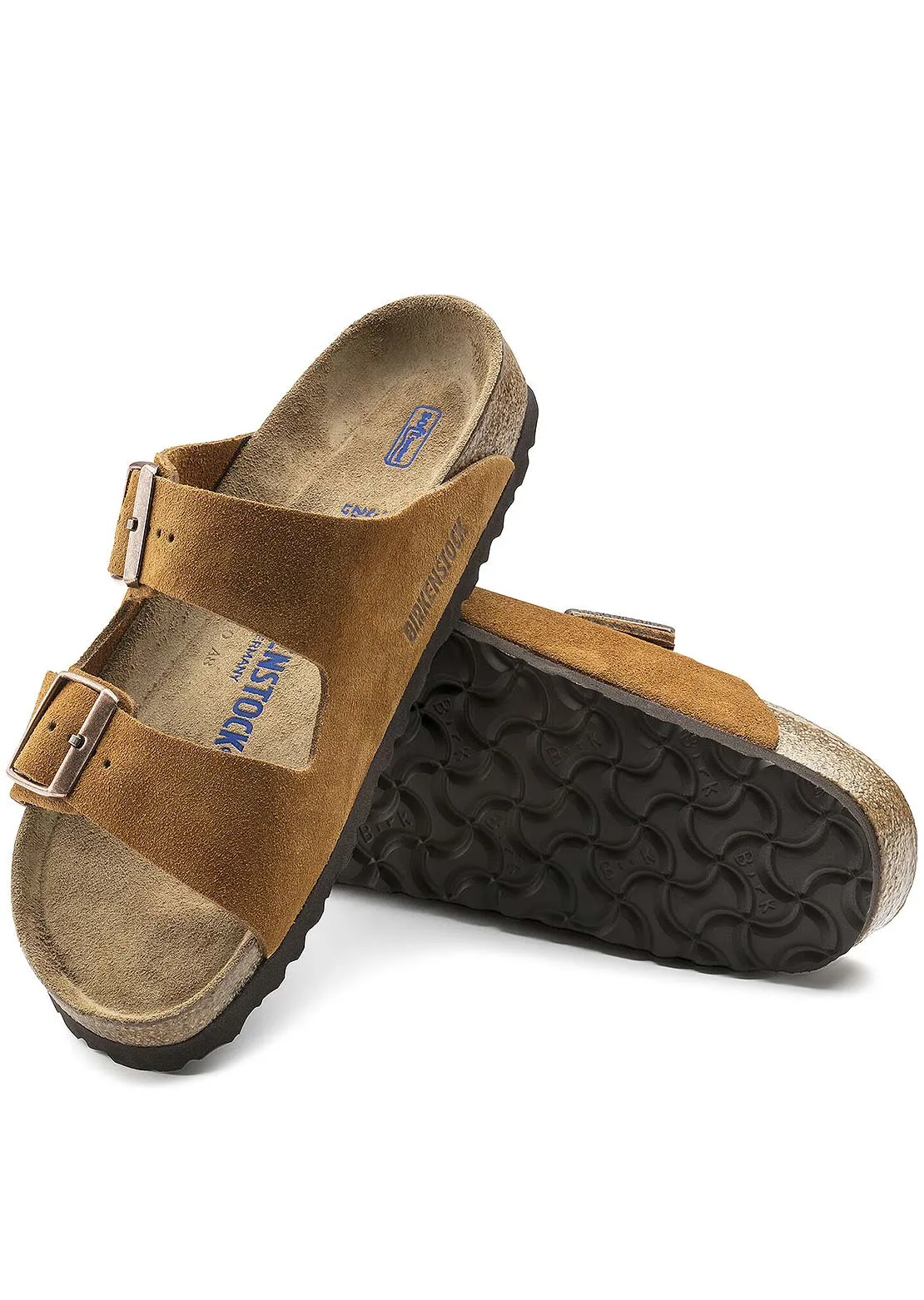 Birkenstock Women's Arizona Soft Footbed Suede Narrow Sandals