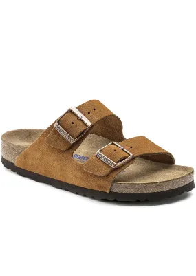 Birkenstock Women's Arizona Soft Footbed Suede Narrow Sandals