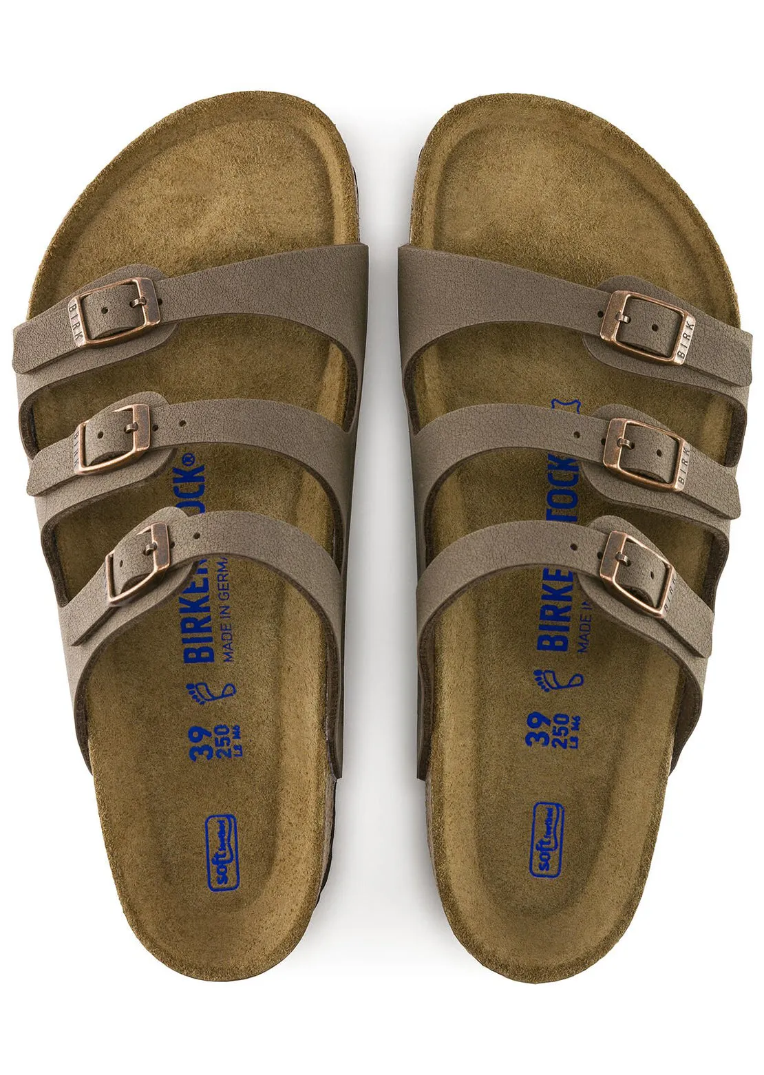 Birkenstock Women's Florida Soft Footbed Birkibuc Sandals