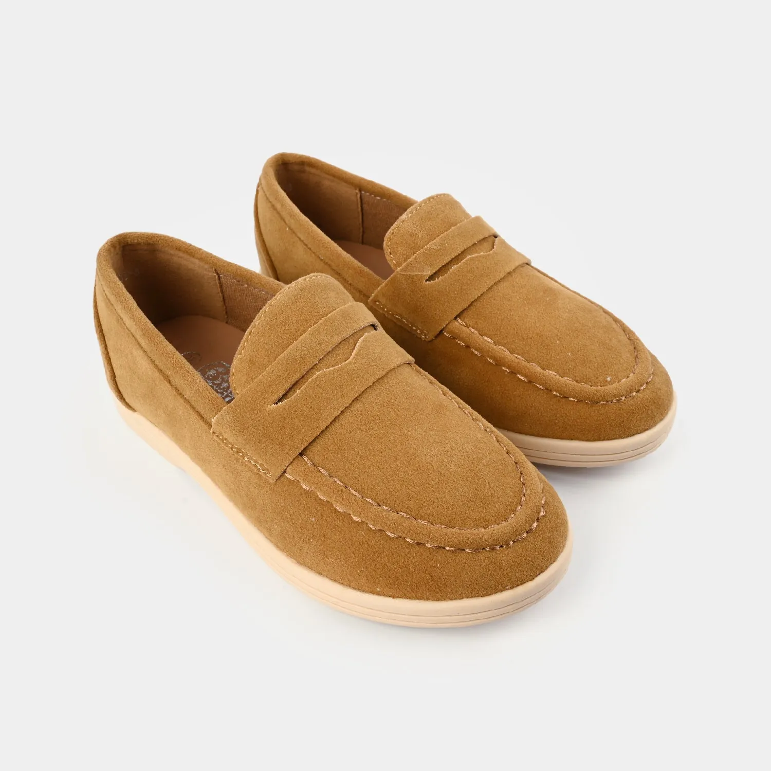 Boys Loafer 703-8-CAMEL