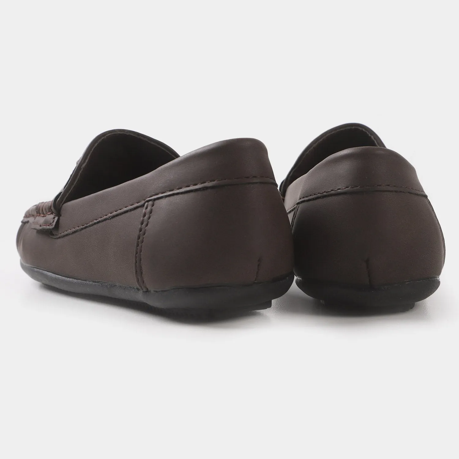 Boys loafers 202109-4 - COFFEE