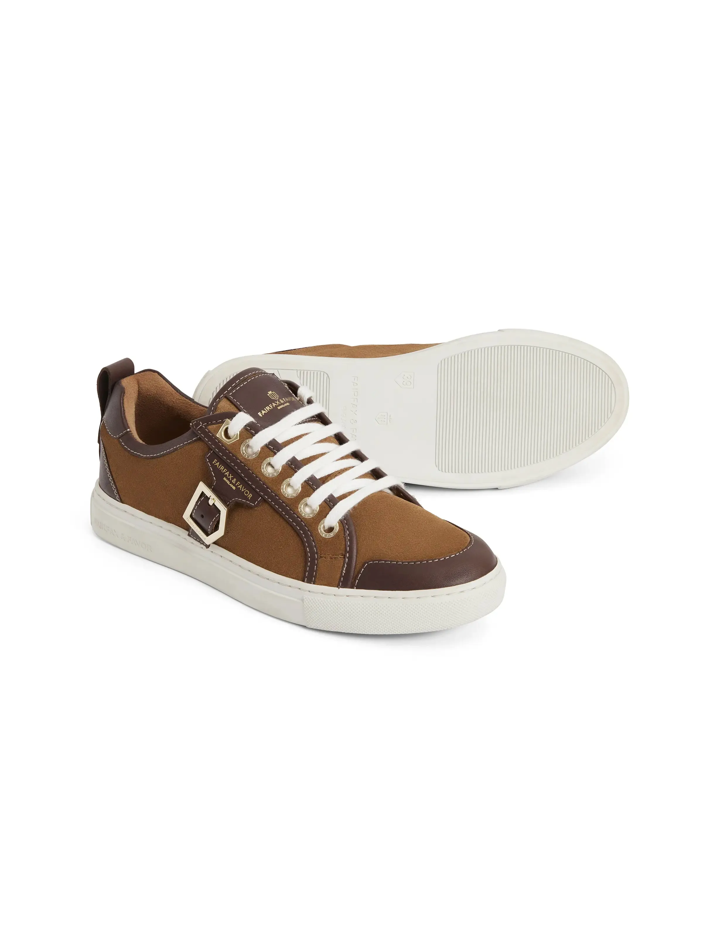 Brooke Trainer - Tan Suede