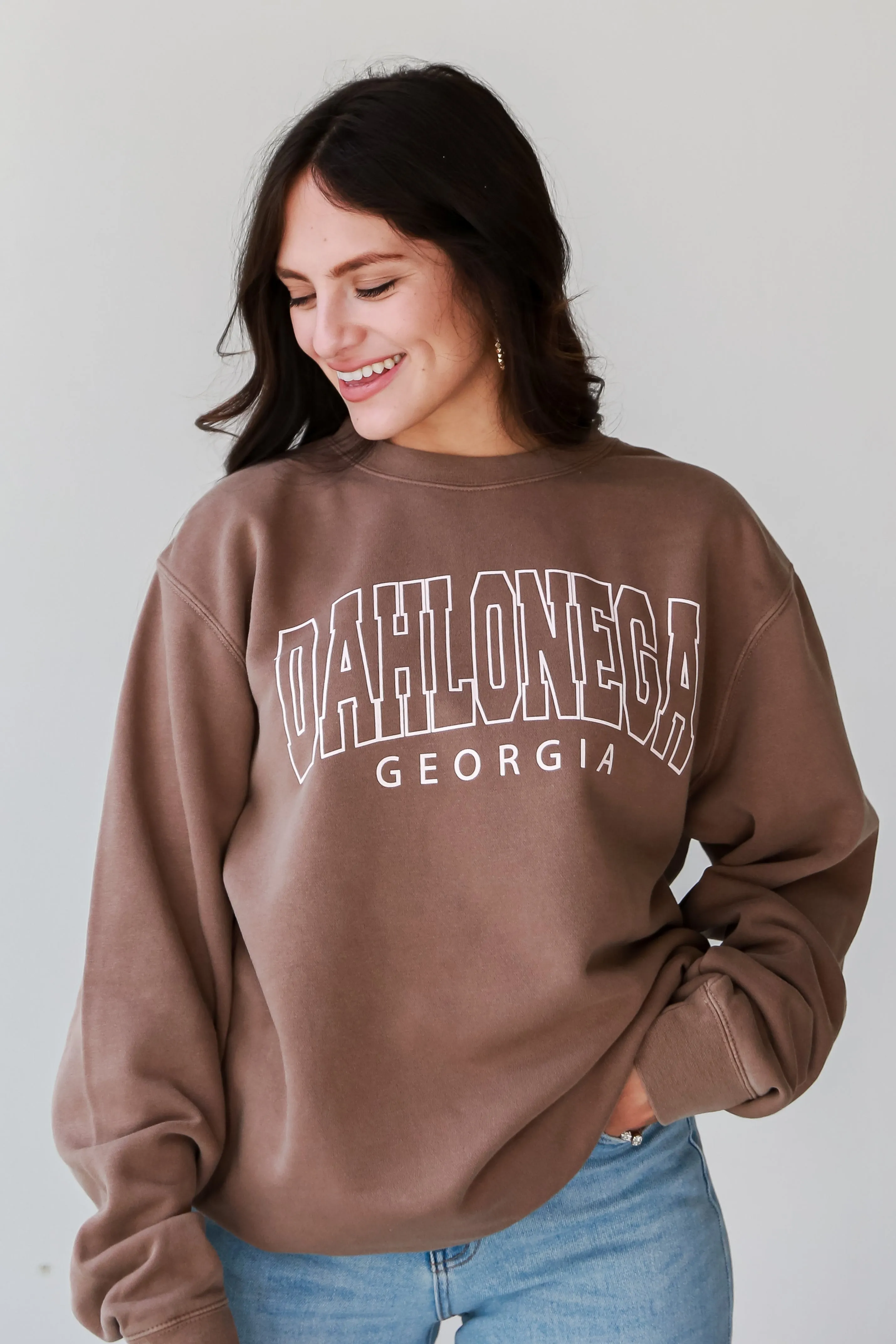 Brown Dahlonega Georgia Sweatshirt