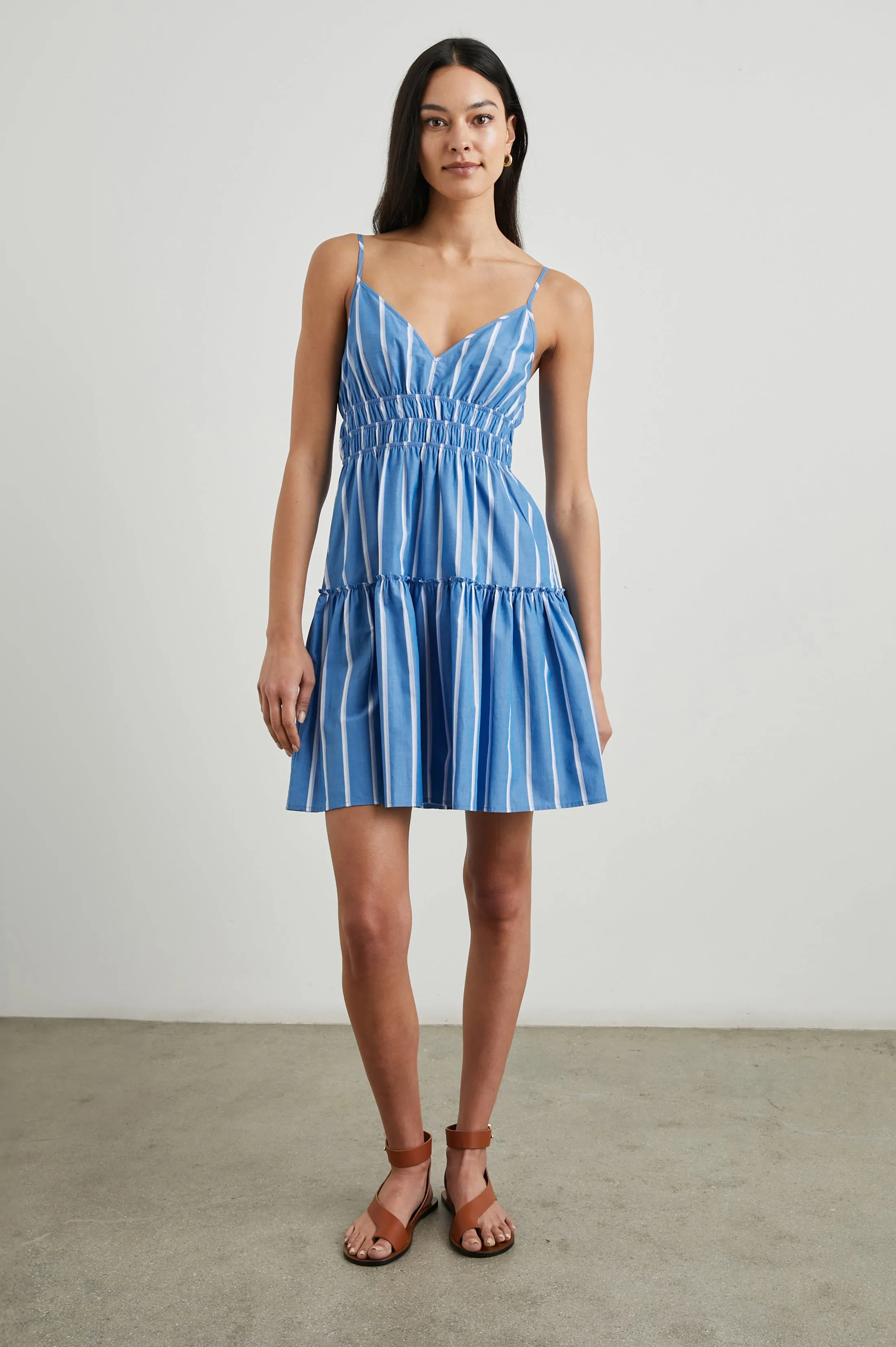 CARMEN DRESS - BOIRO STRIPE