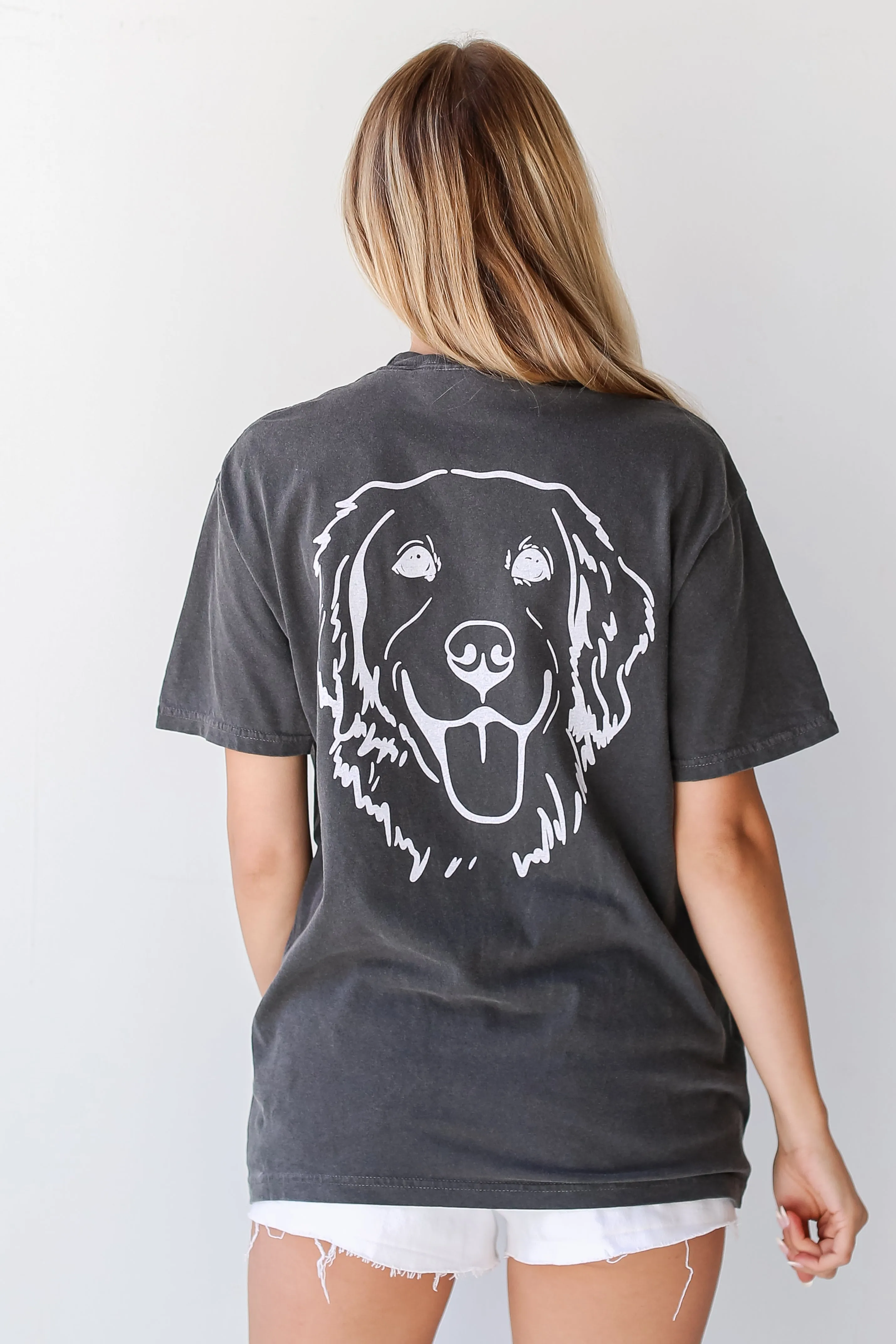 Charcoal The Dog Mom Club Tee