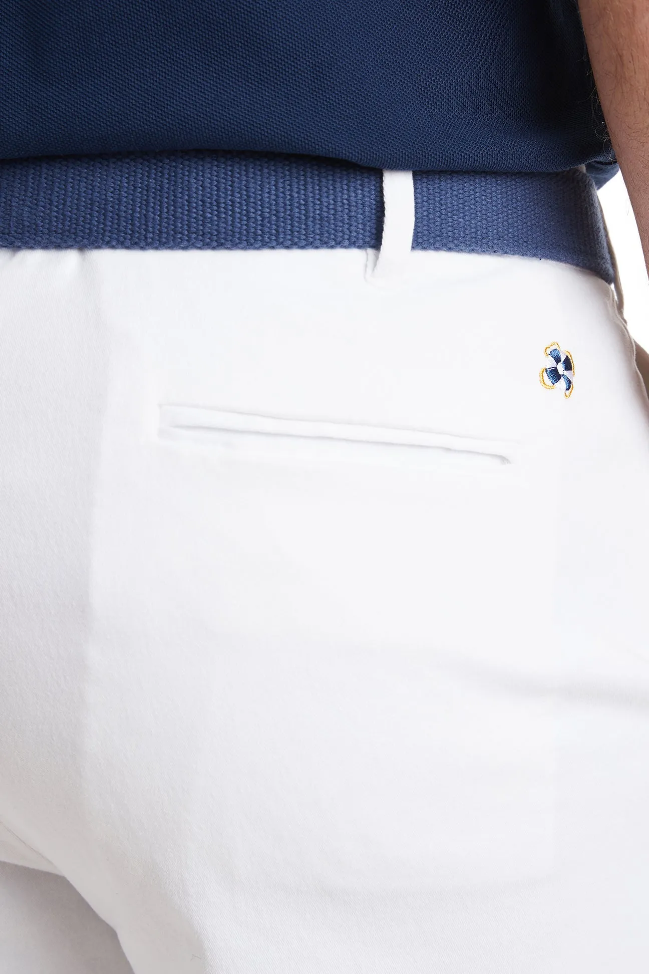 Cisco Short Stretch Twill White