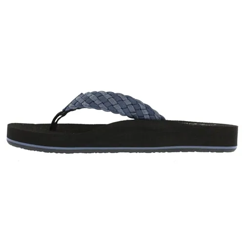 Cobian Women's Braided Bounce Flip Flops - Indigo BRB10-460