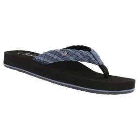 Cobian Women's Braided Bounce Flip Flops - Indigo BRB10-460