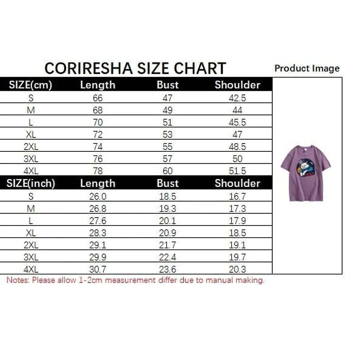 CORIRESHA Teen Cute Cat NASA Round Neck Short Sleeve Loose Space T-Shirt