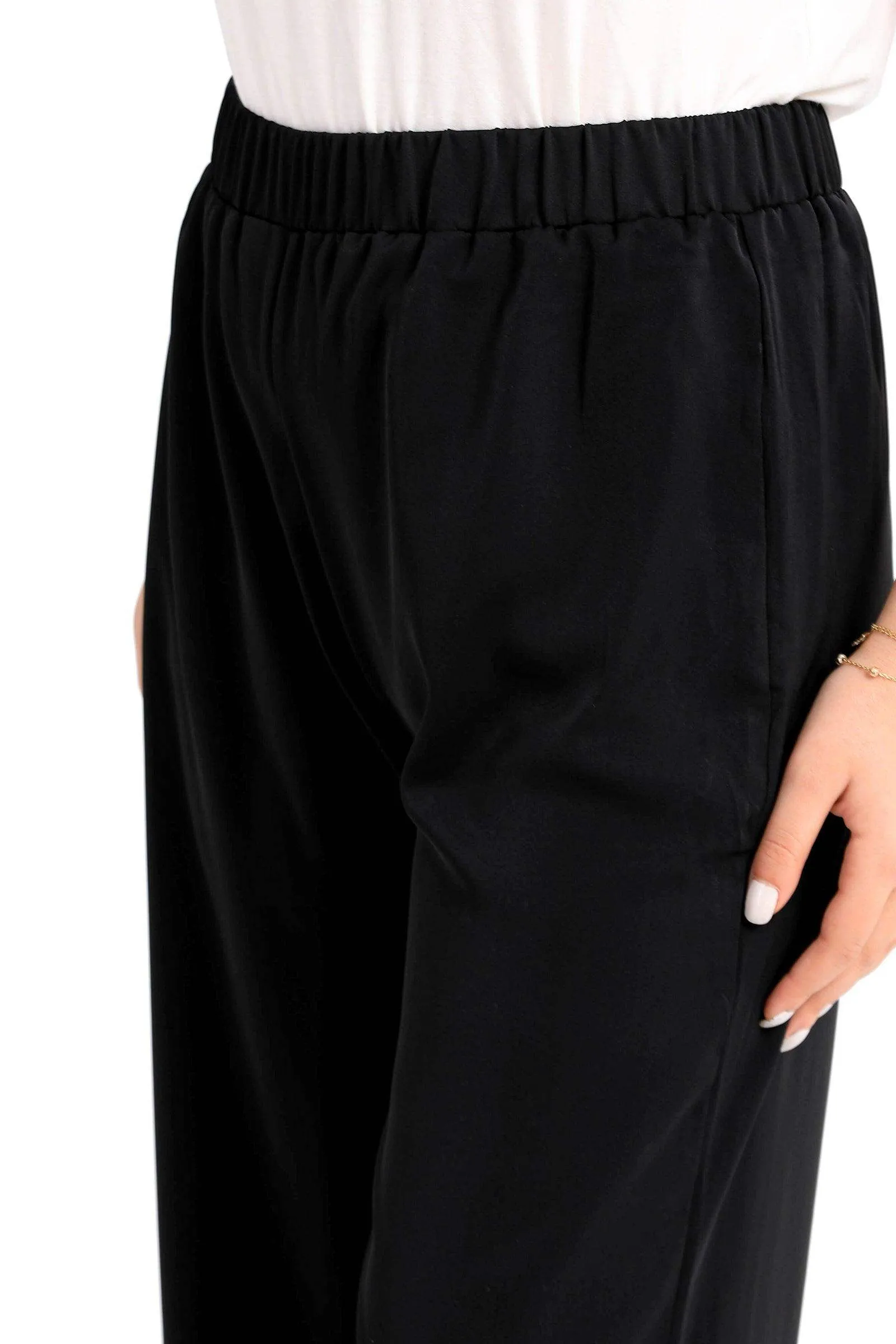 Cotton High Waist Pants