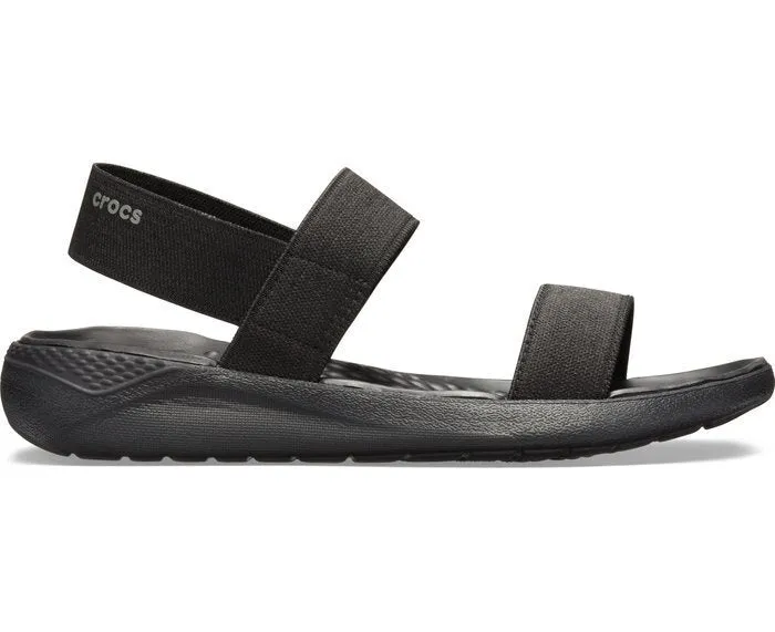 Crocs Womens LiteRide Sandals - Black/Black