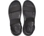 Crocs Womens LiteRide Sandals - Black/Black