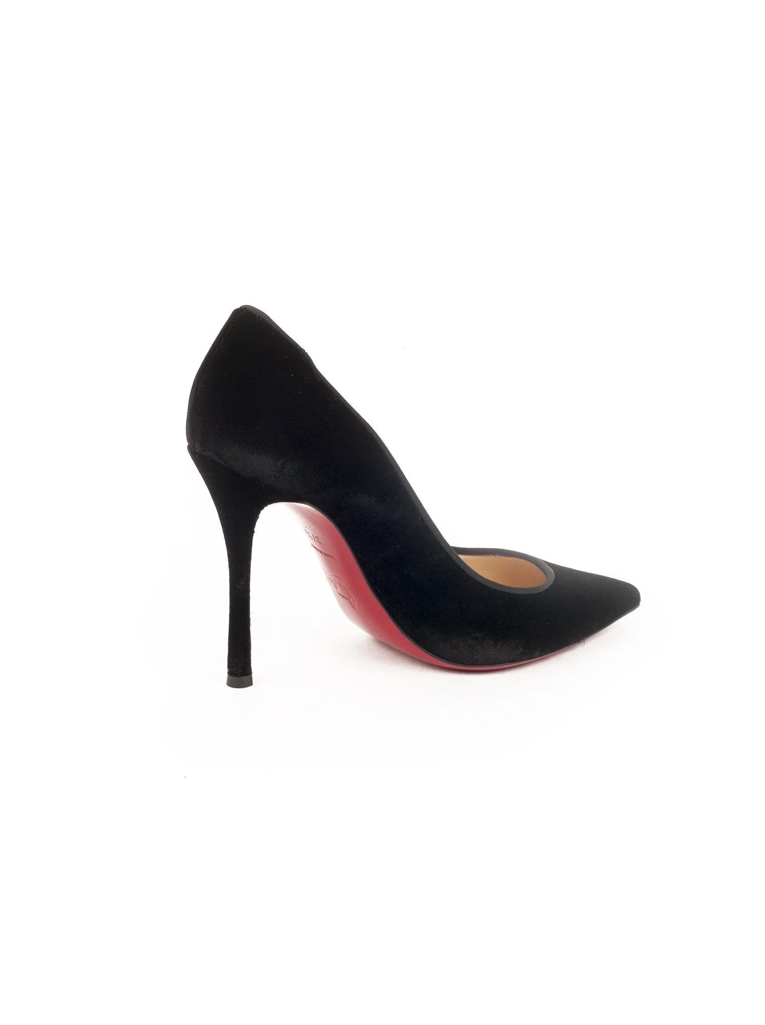 Decoltish Velvet Point-Toe Pumps - Black