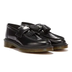 Dr. Martens Adrian Polished Smooth Leather Black Loafers