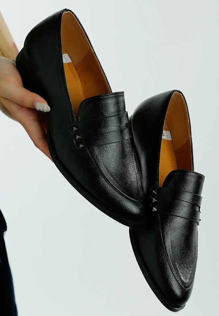 Durance Studded Suede Loafers