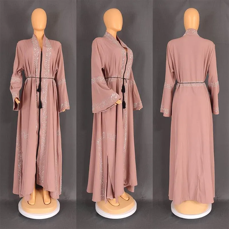 Elegant Women's Arabic Flare Robe