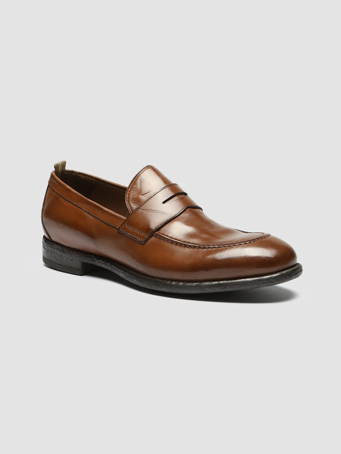 EMORY 024 - Brown Leather Loafers