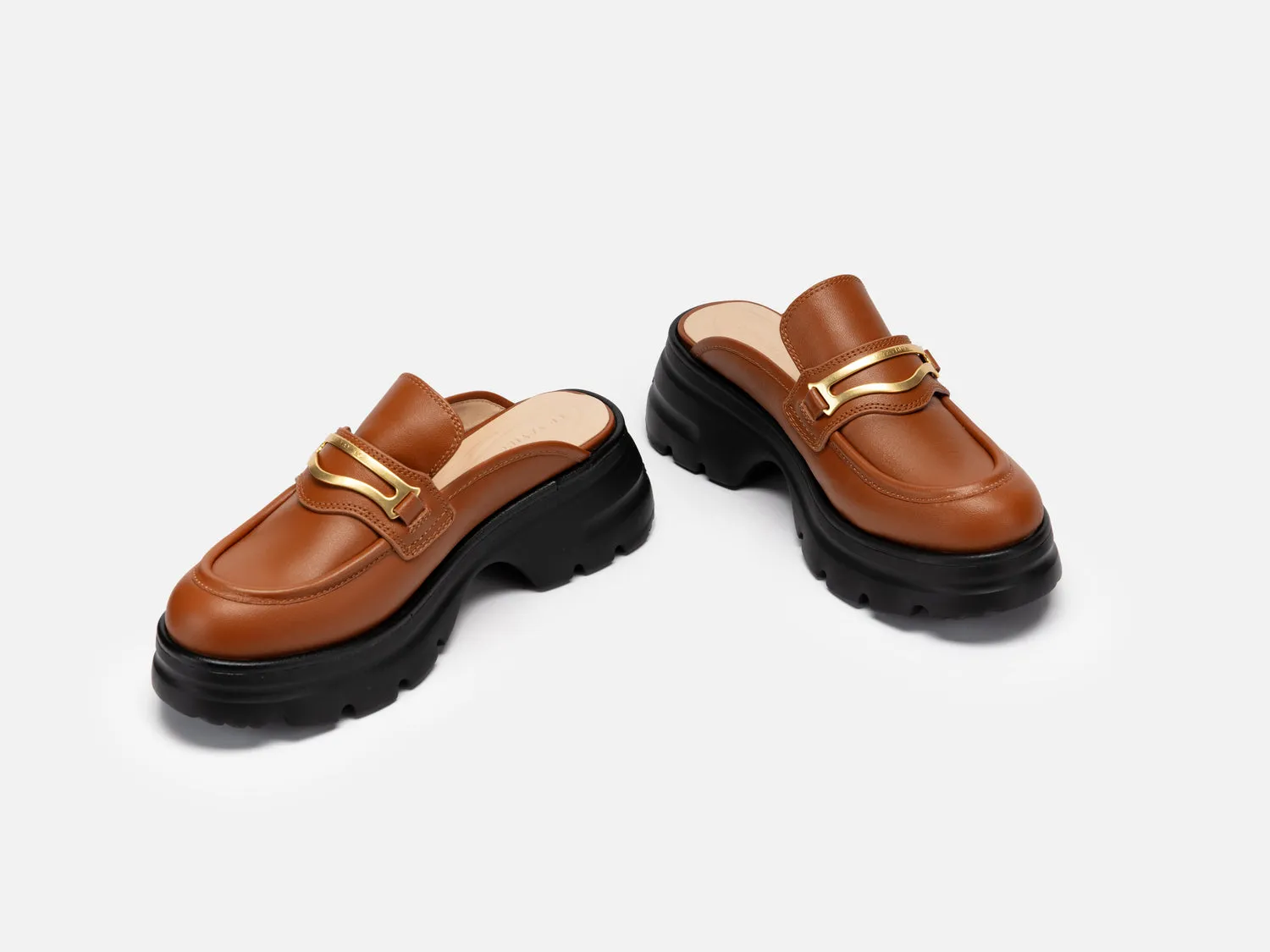 EP YAYING College Style Half-drag Loafers