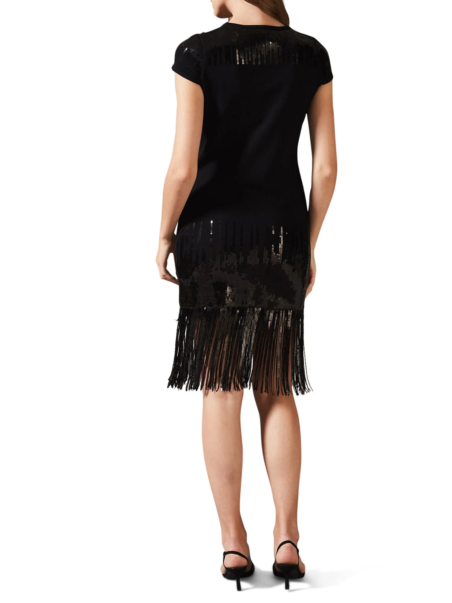 Ferne Fringe Sequin Dress