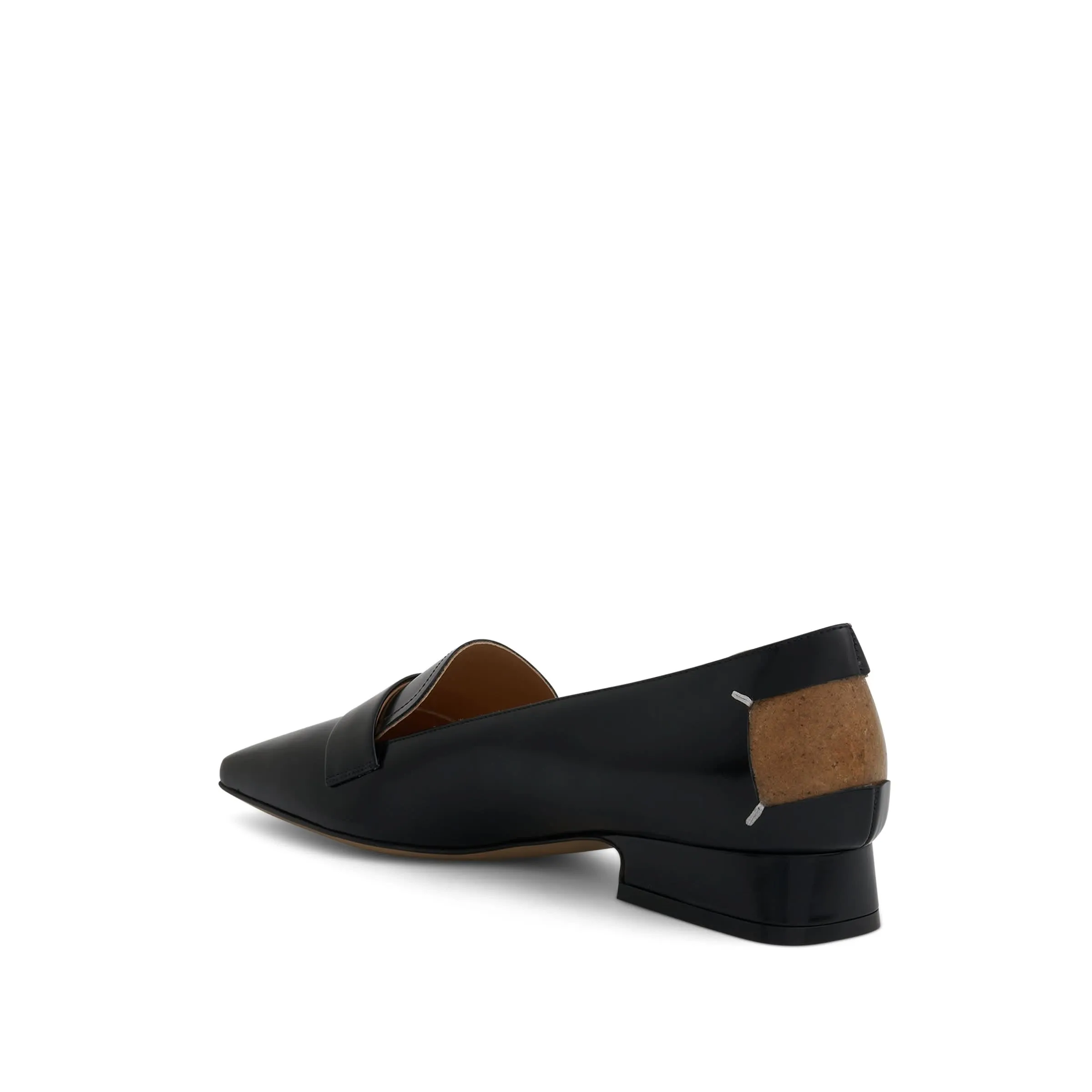 Four Stitches Decortique Loafer in Black