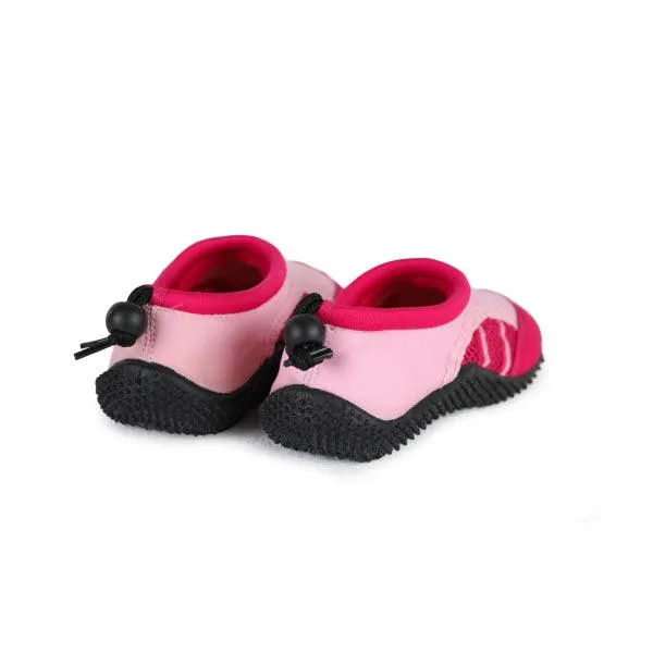 FUSCHIA BACK LACE TRAINERS FOR BABY GIRLS