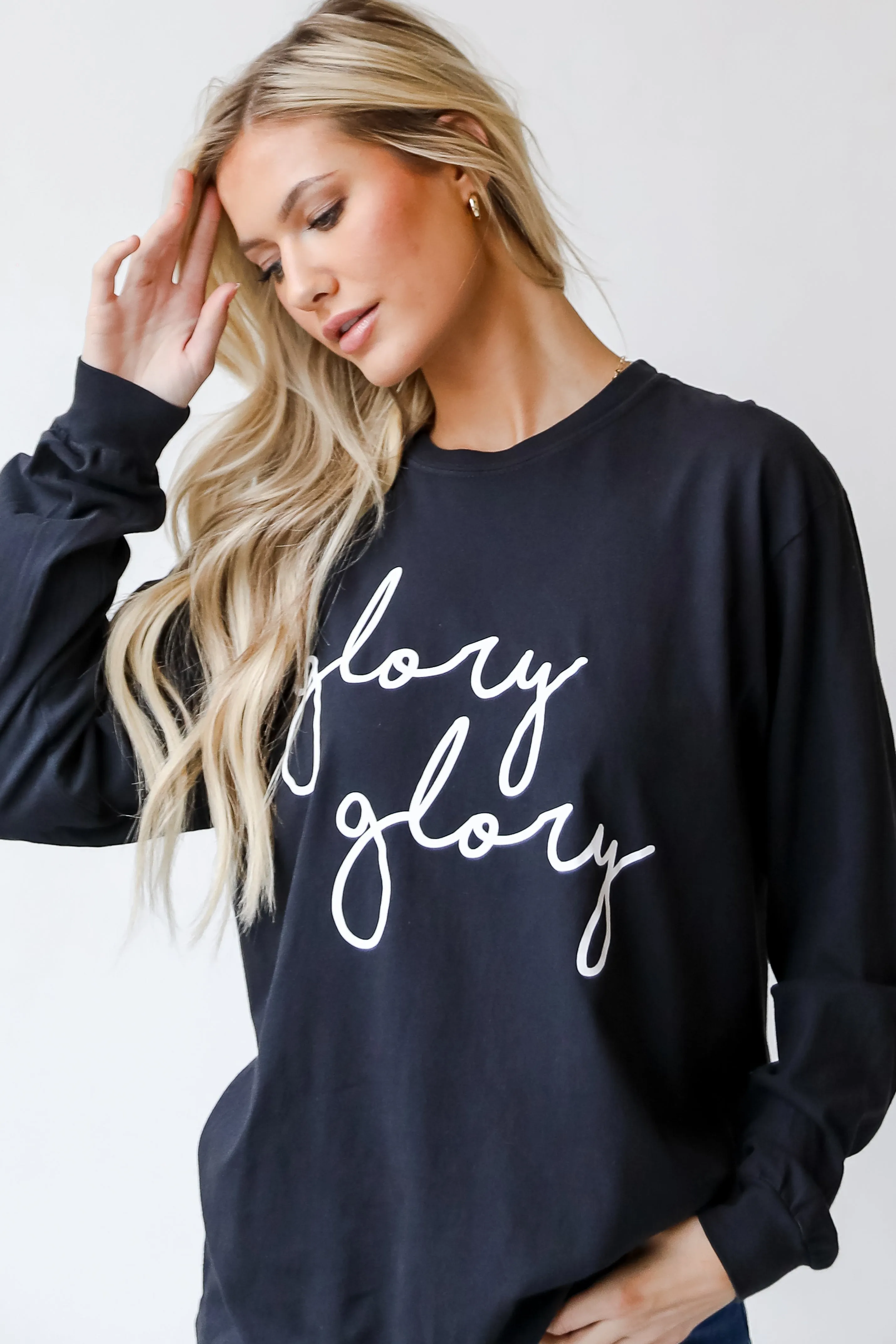 Glory Glory Script Long Sleeve Tee