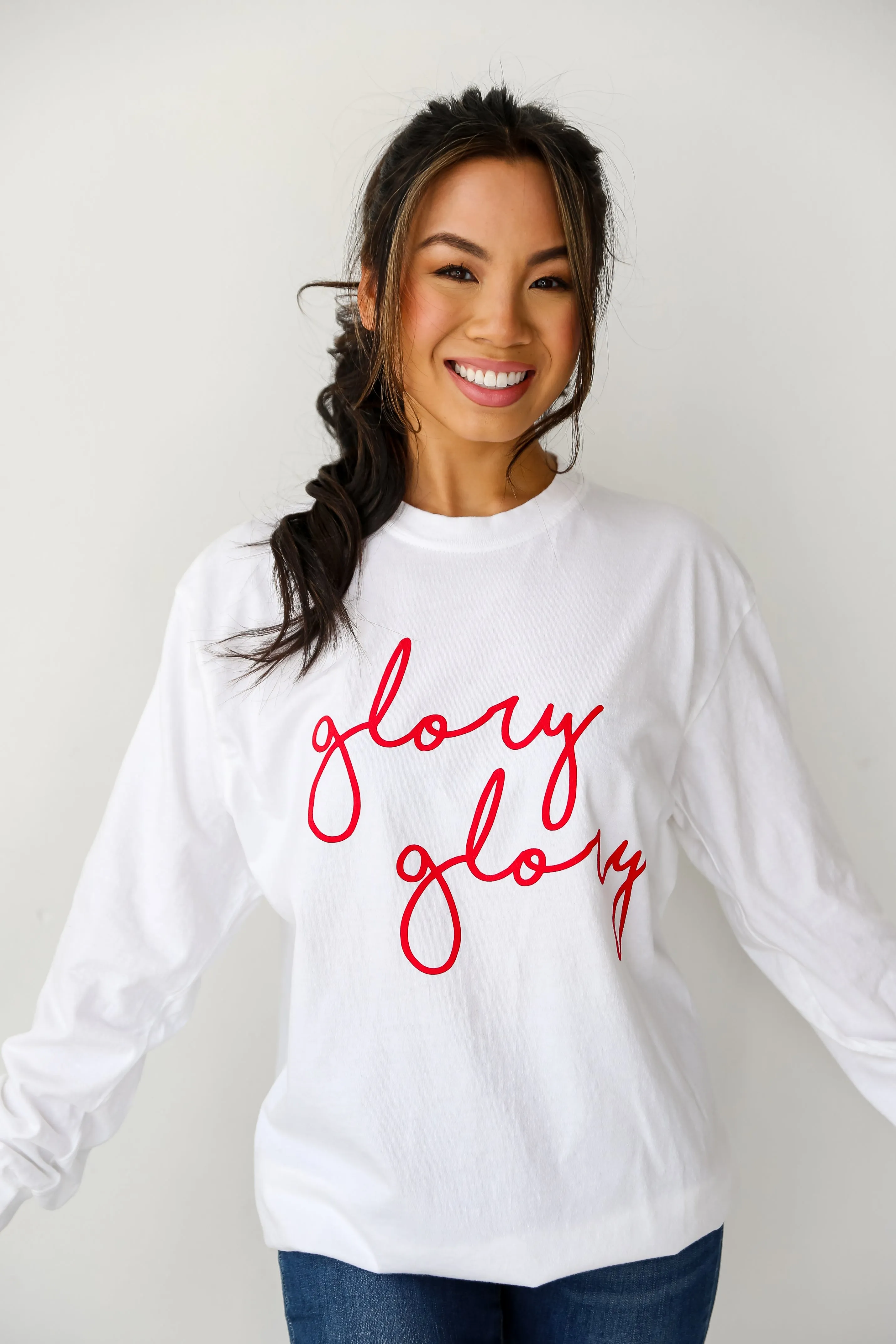 Glory Glory Script Long Sleeve Tee